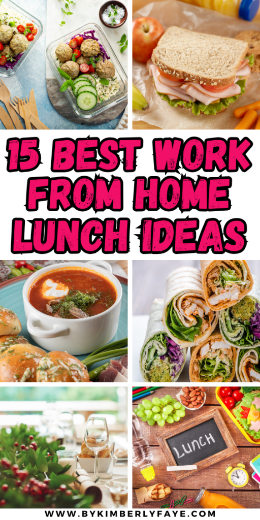 Easy Work From Home Lunch Ideas