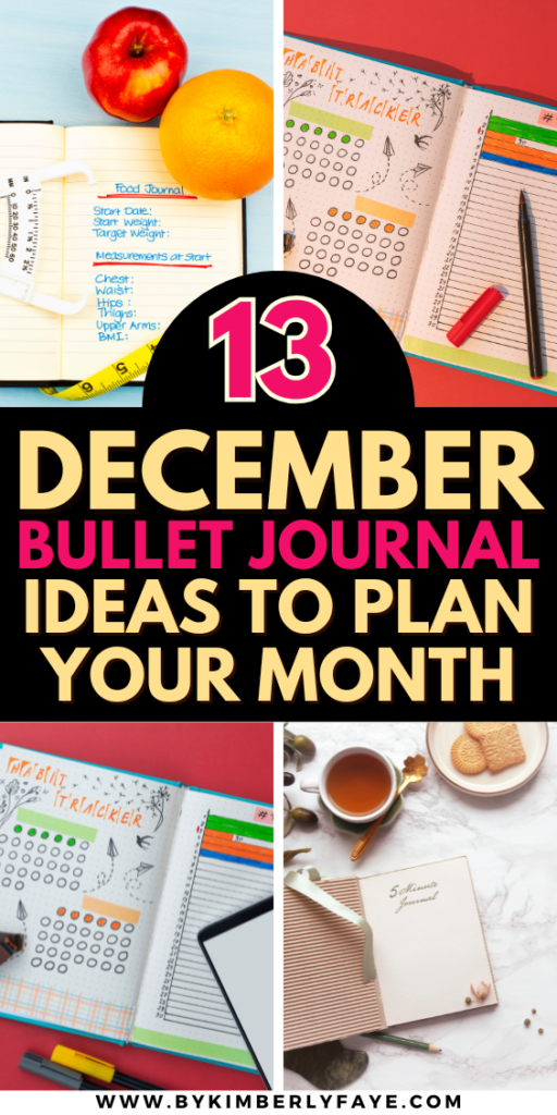 December Bullet Journal Ideas