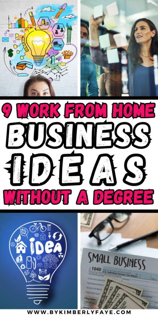 Work From Home Business Ideas Without A Degree