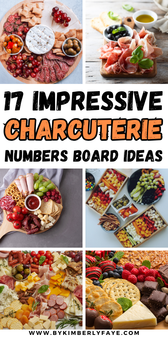 Impressive Charcuterie Numbers Board Ideas