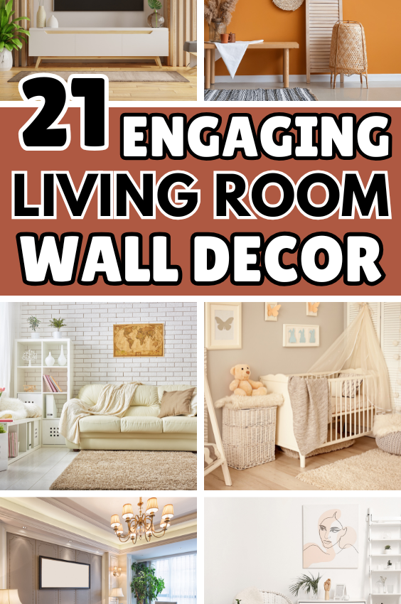 21 Cute Living Room Wall Decor Ideas To Copy Now