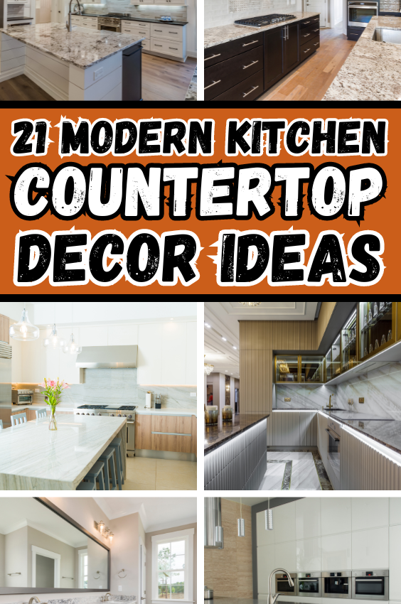 Stylish and Modern Kitchen Countertop Decor Ideas