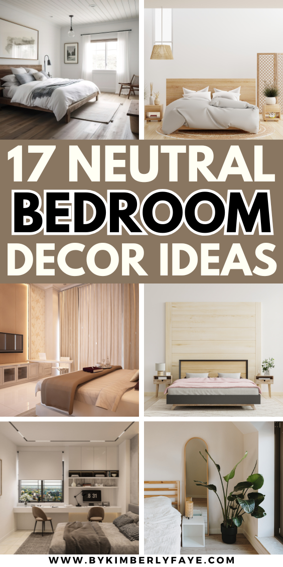 Gorgeous Neutral Bedroom Decor Ideas