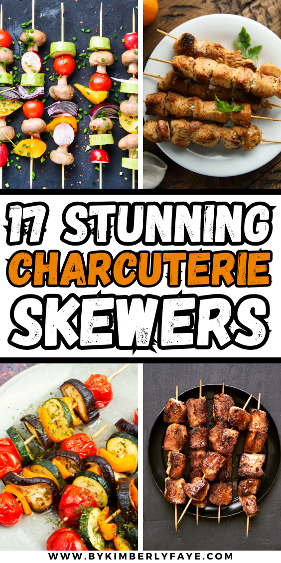 Charcuterie Skewers for Outdoor Get-Together