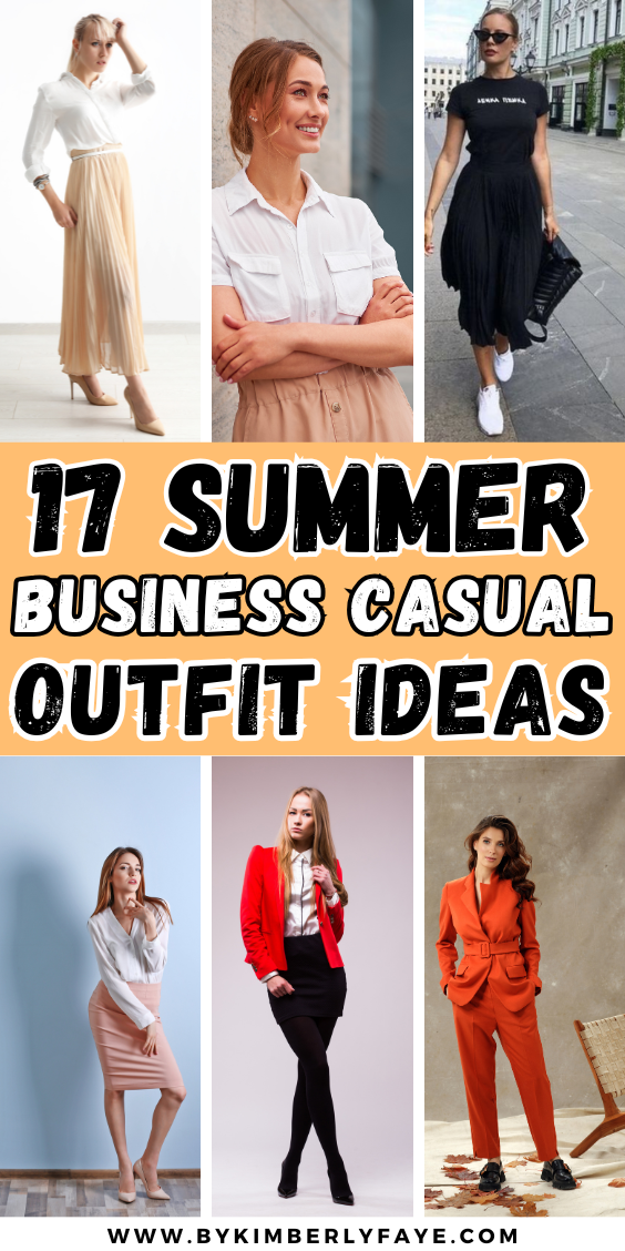 Summer Business Casual Outfit Ideas