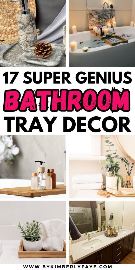 Genius Bathroom Tray Decor Ideas