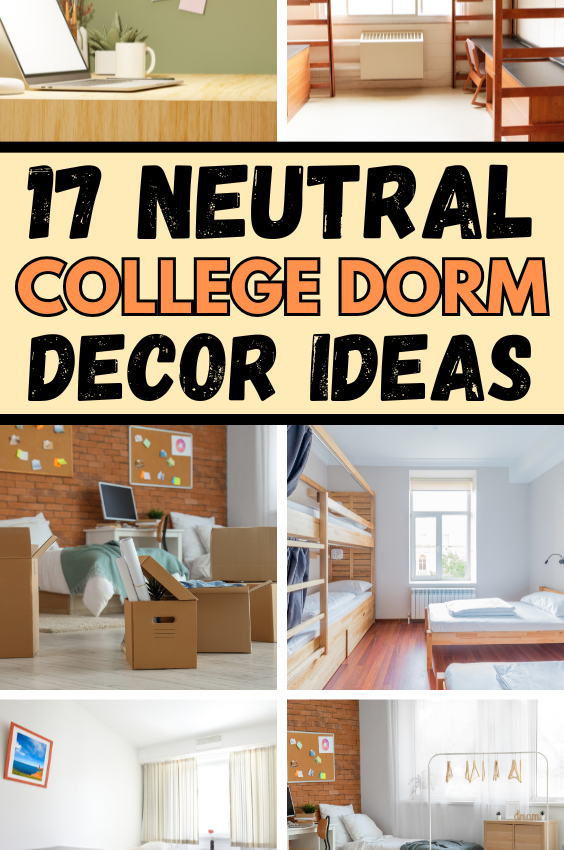 17 Unforgettable Neutral College Dorm Decorating Ideas You Will Love