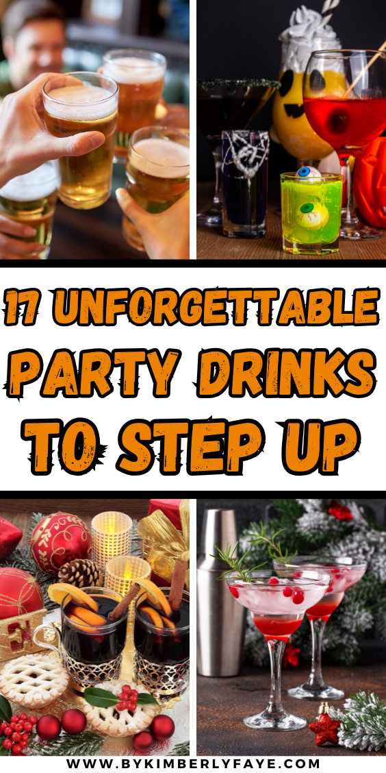 Party Drinks to Step Up Your Game