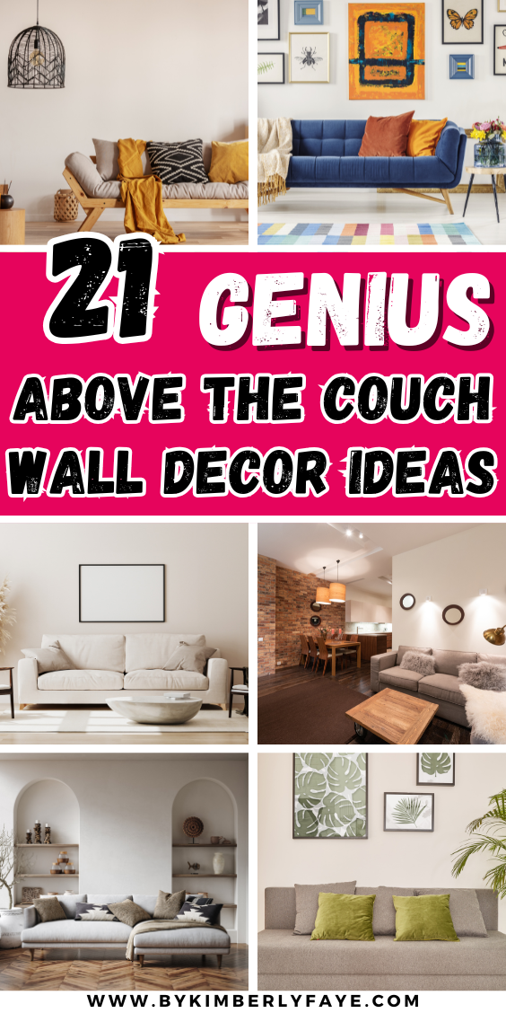 Above The Couch Wall Decor Ideas