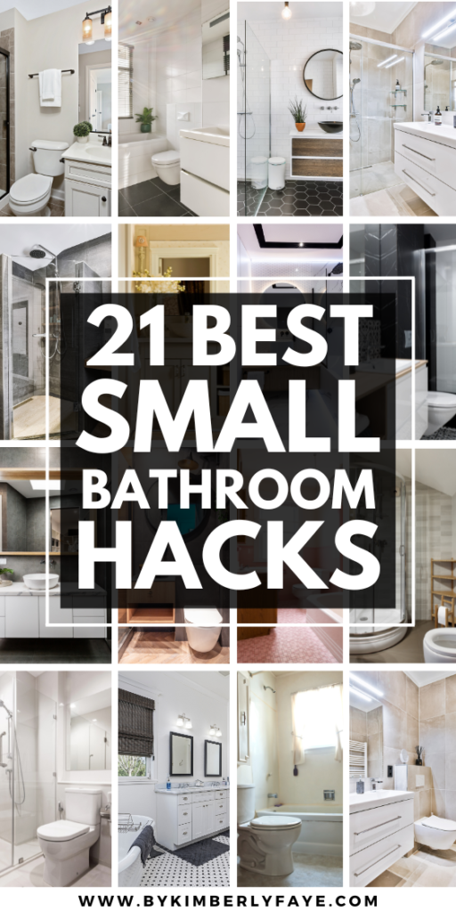 Genius Small Bathroom Hacks