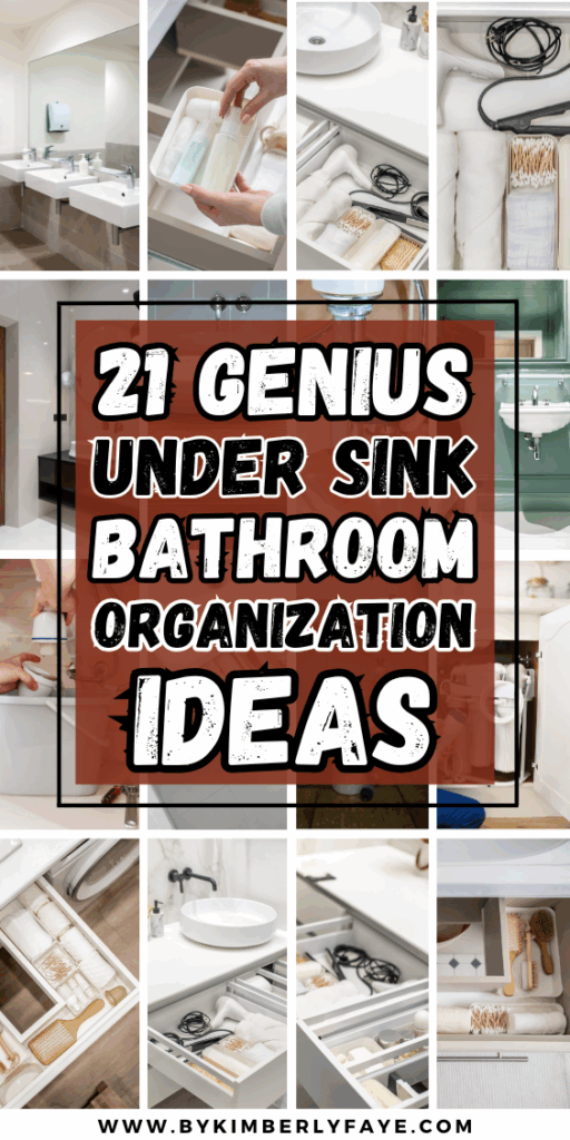 Under The Sink Bathroom Organization Ideas