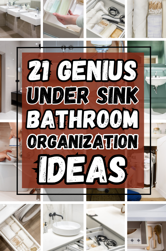 21+ Genius Under The Sink Bathroom Organization Ideas