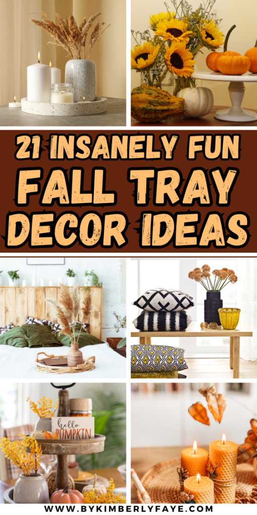 Fun Fall Tray Decor Ideas 