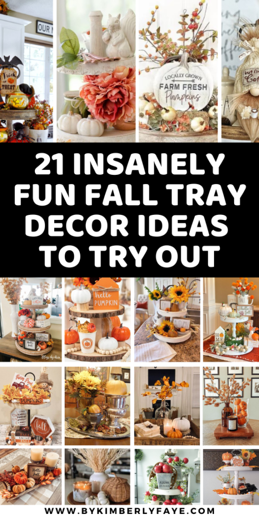 Fall Tray Decor Ideas