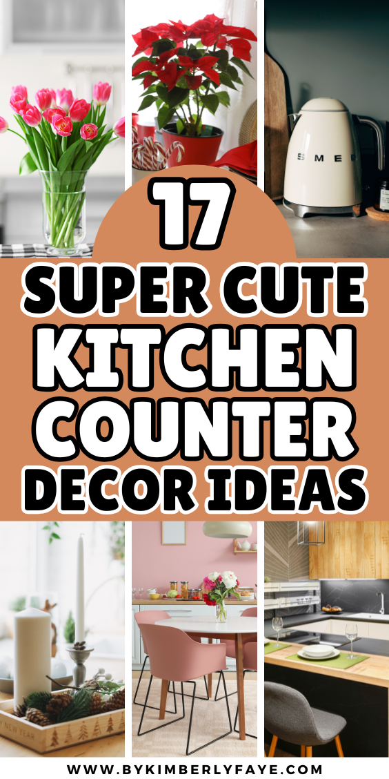 Super Cute Kitchen Counter Decor Ideas