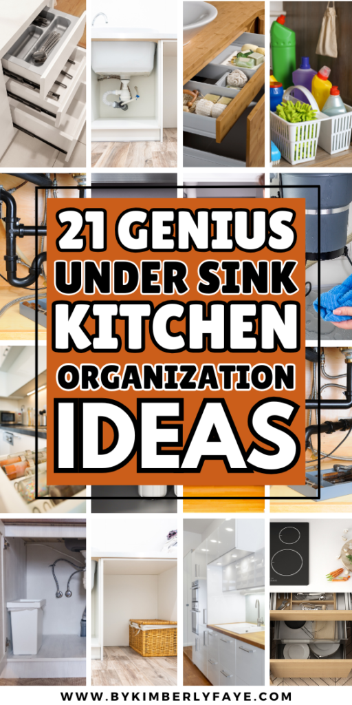 Under The Sink Kitchen Organization Ideas