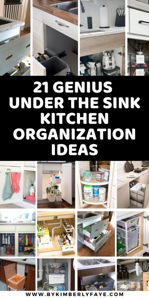 Under The Sink Kitchen Organization Ideas