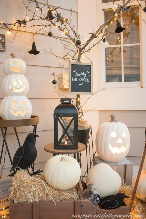 Front Porch Halloween Decorations