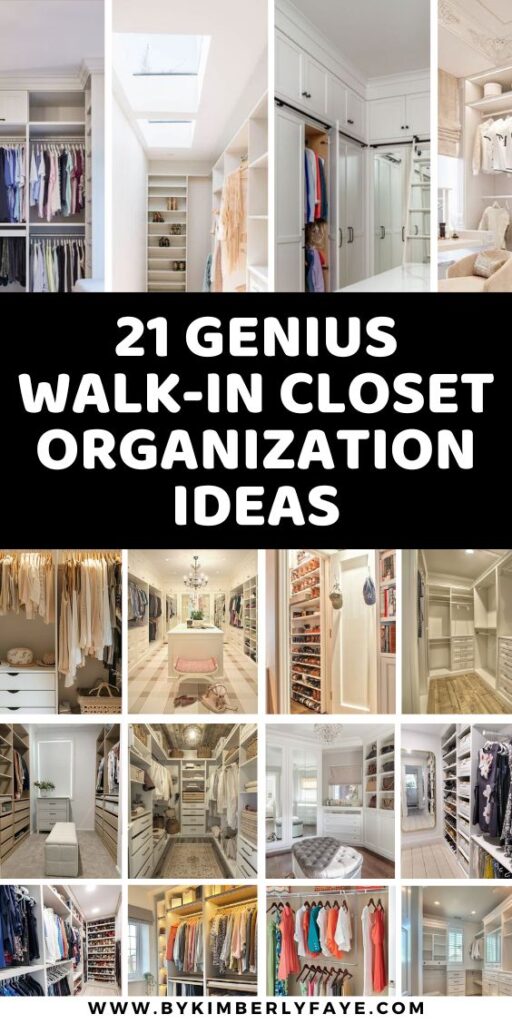 Walk-In Closet Organization Ideas