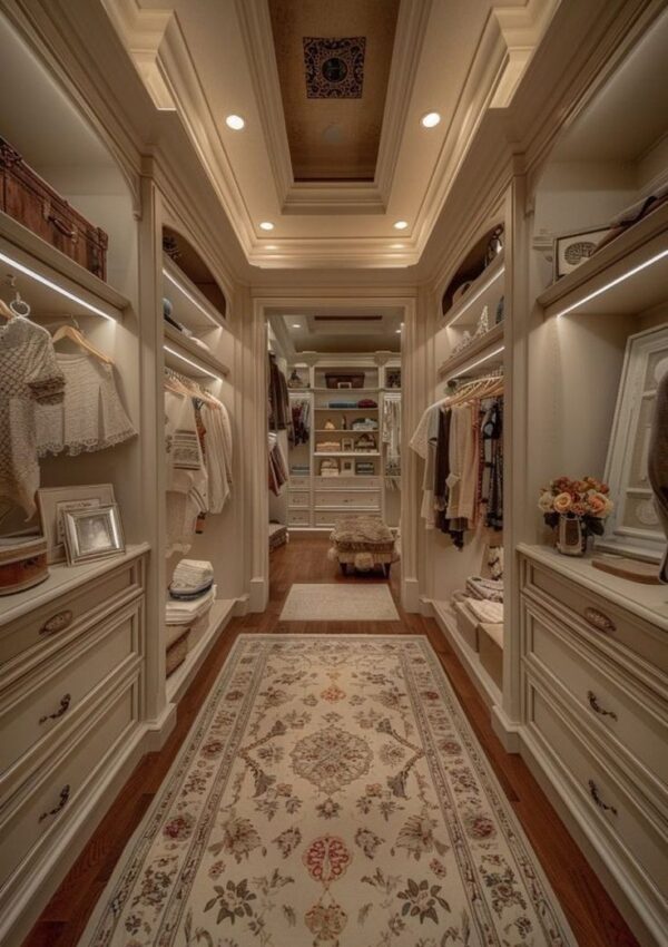 21+ Brilliant Walk In Closet Ideas That Look Wealthy