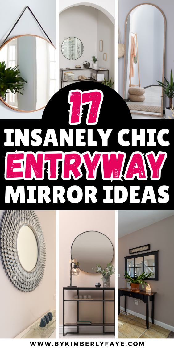 Chic Entryway Mirror Ideas