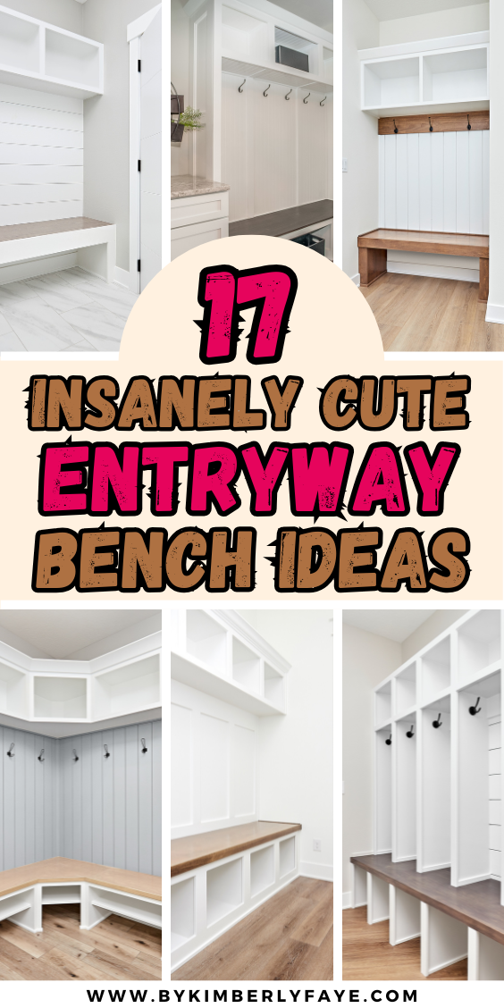 Insanely Cute Entryway Bench Ideas