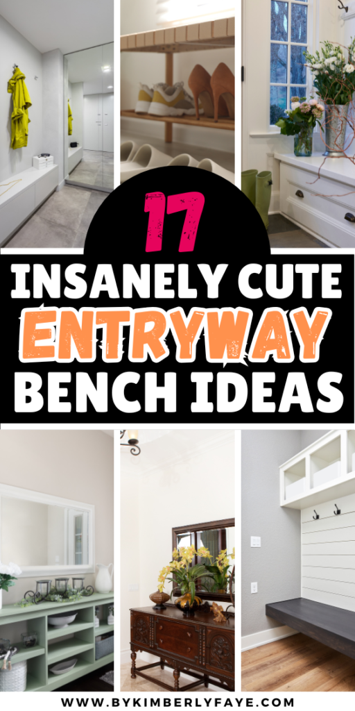 Cute Entryway Bench Ideas