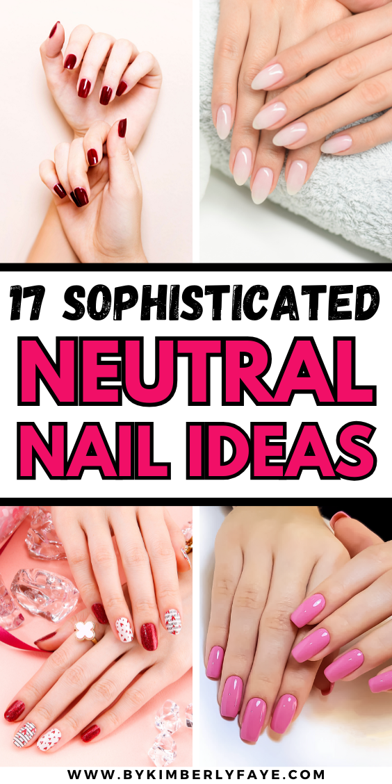 Sophisticated Neutral Nail Ideas