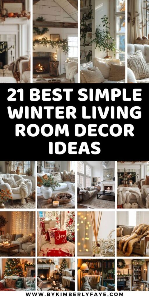 Winter Living Room Decor Ideas