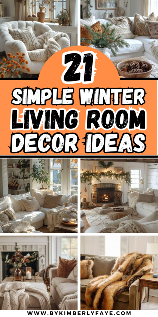 Best Simple Winter Living Room Decor Ideas