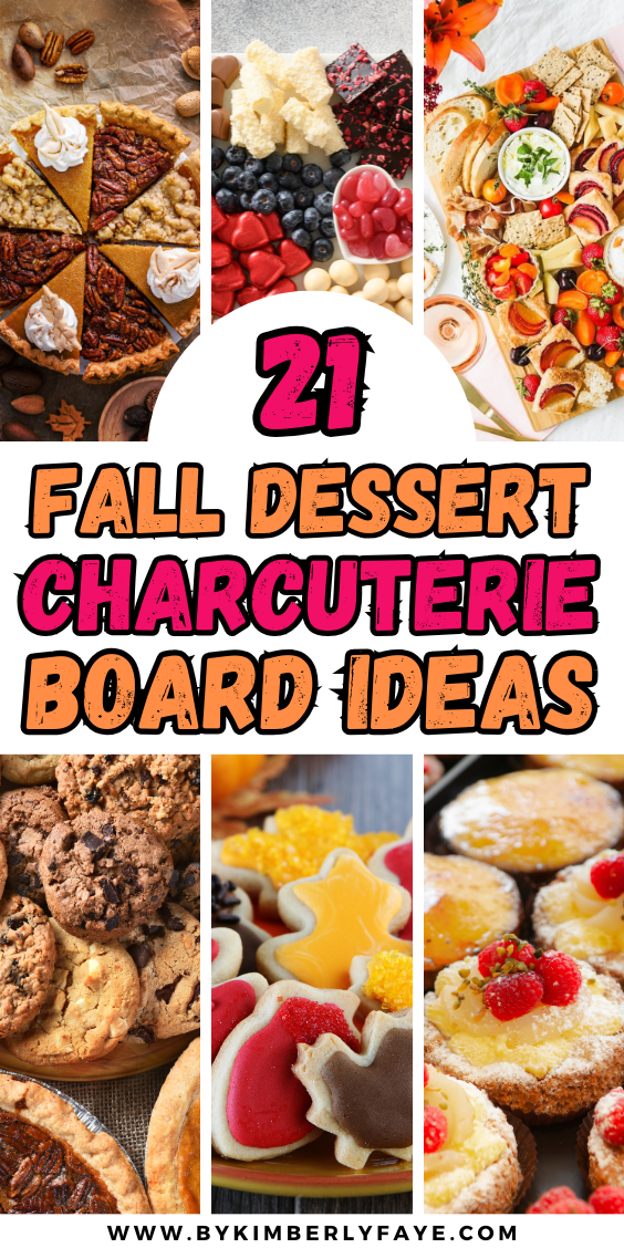 Delicious Fall Dessert Charcuterie Board Ideas