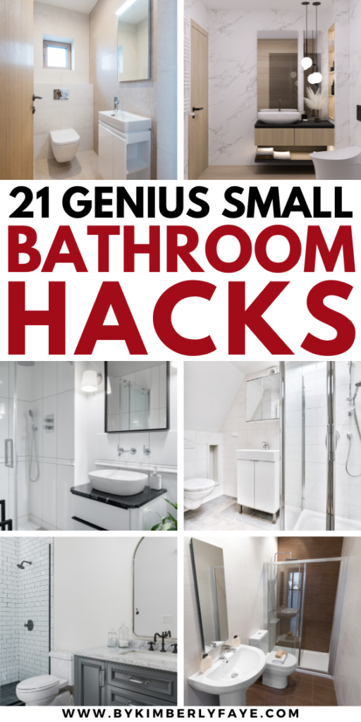 Genius Small Bathroom Hacks