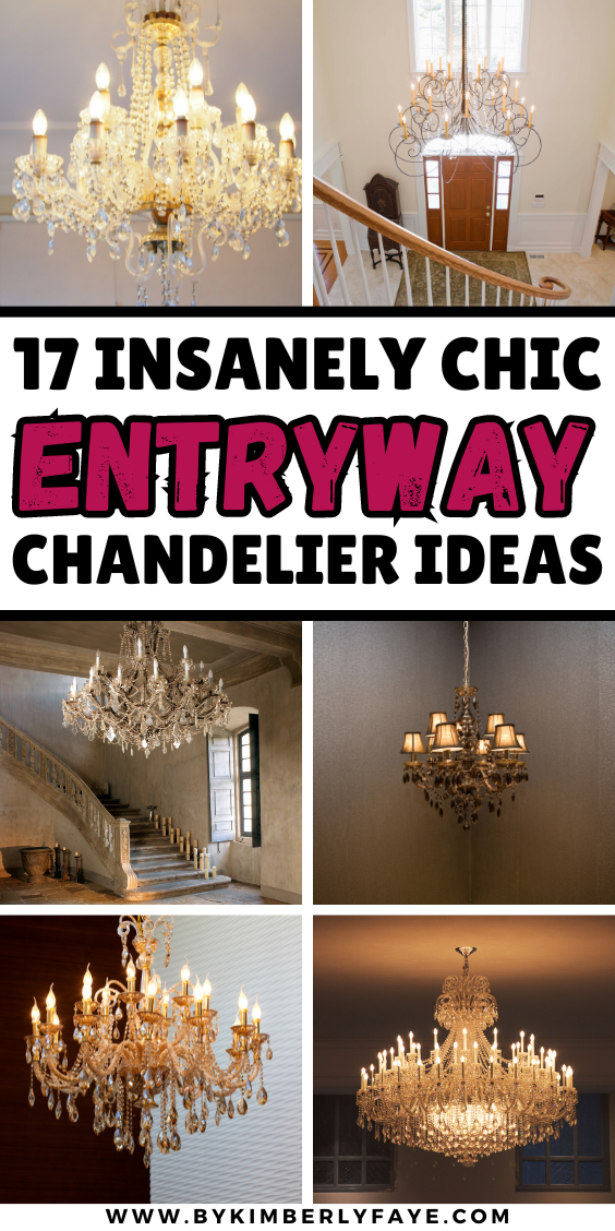 Chic Entryway Chandelier Ideas