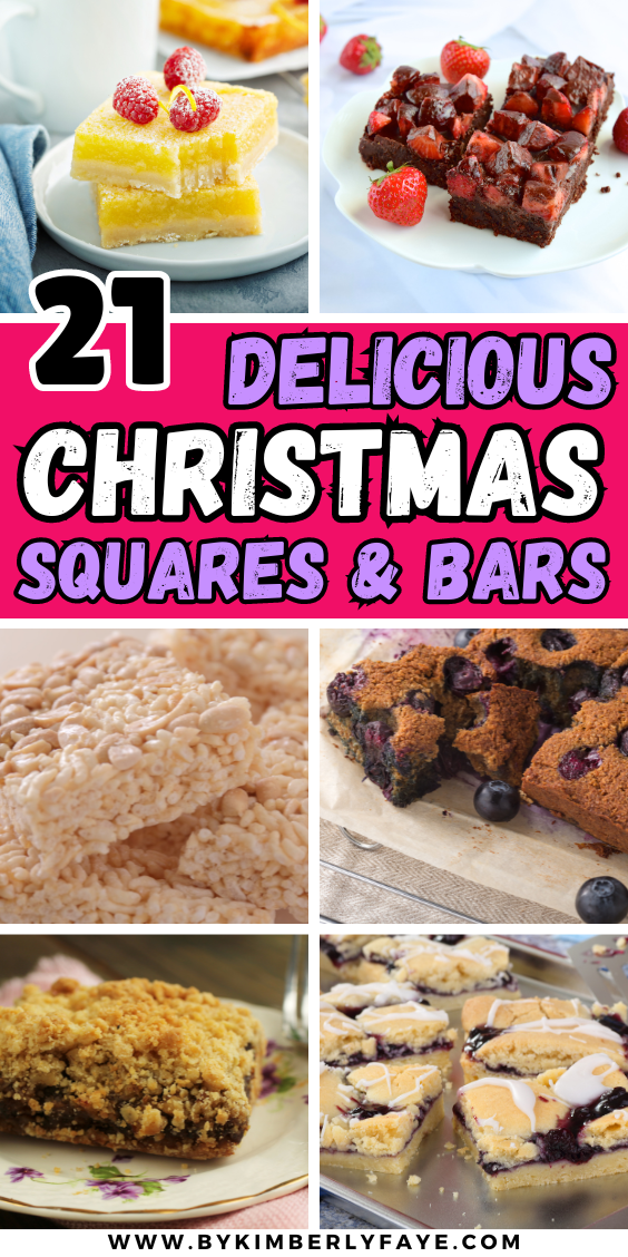 Delicious Christmas Squares and Bars