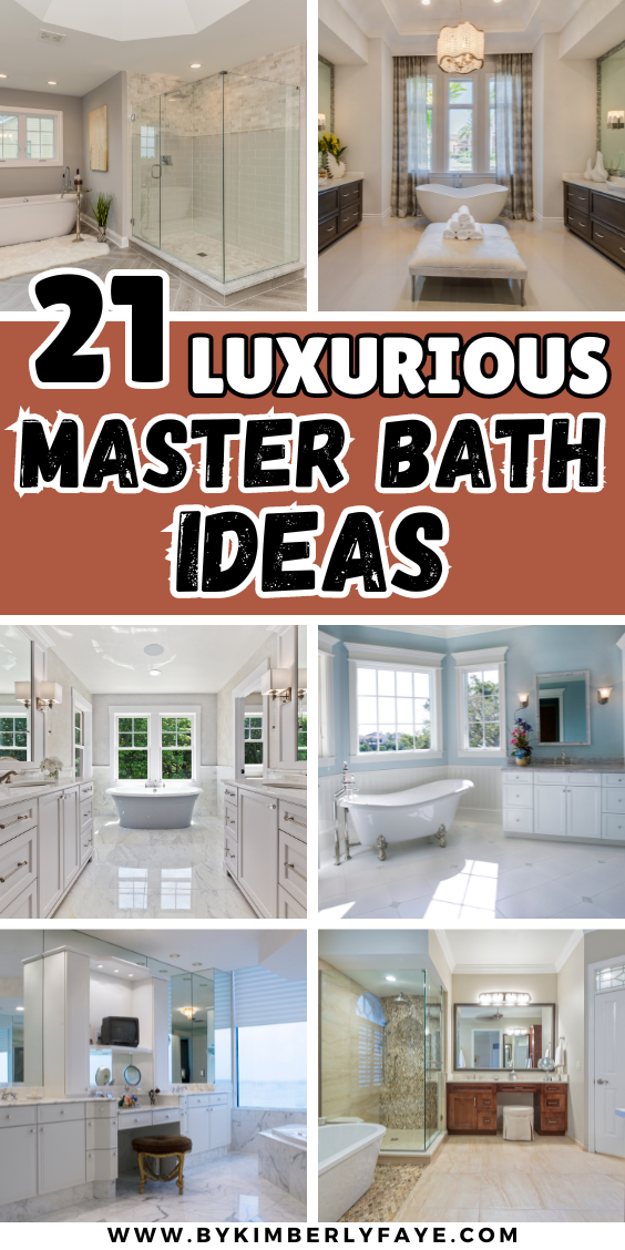 Luxurious Master Bath Ideas