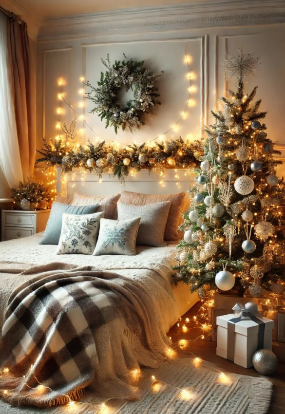 17 Super Cute Christmas Decor Ideas For Your Bedroom