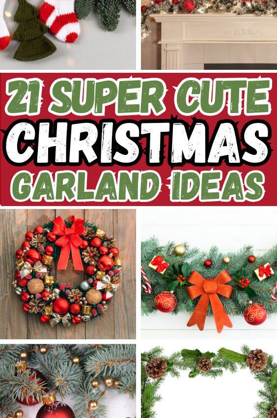 21+ Festive Christmas Garland Ideas That Are Insanely Cute