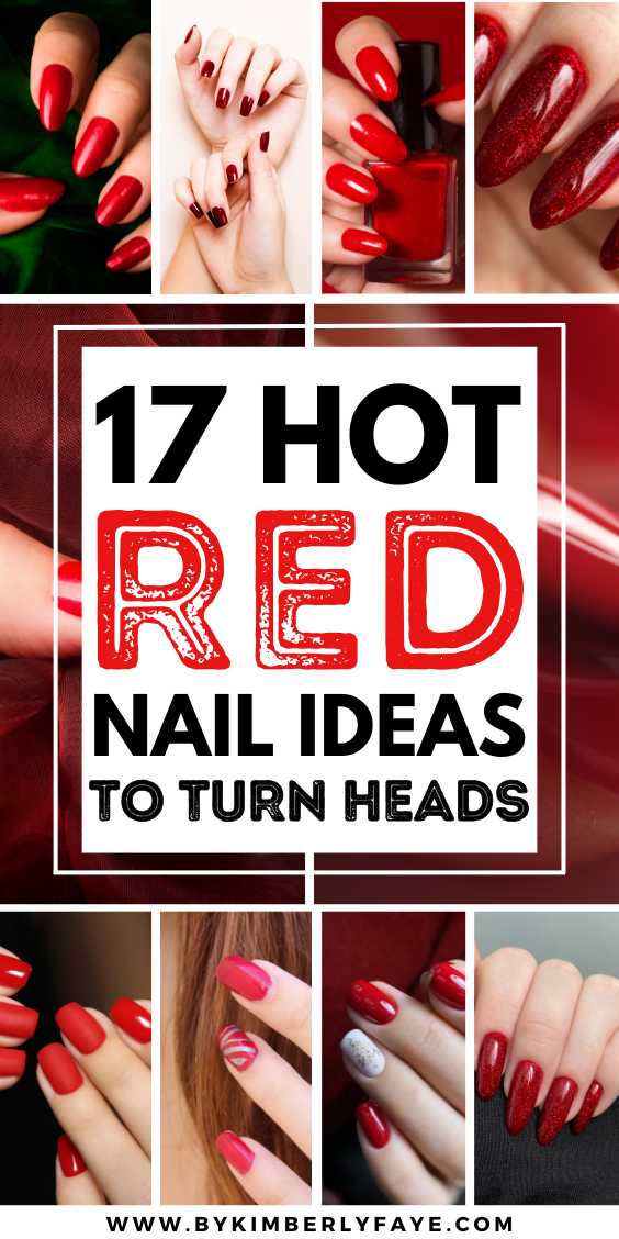 17 Hot Red Nail Designs That Turn Heads