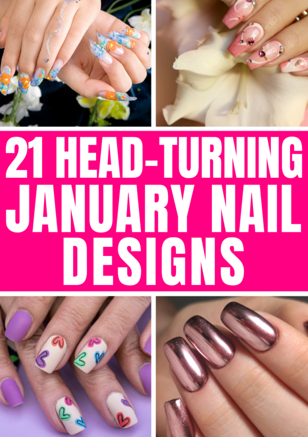 Head-Turning January Nail Designs