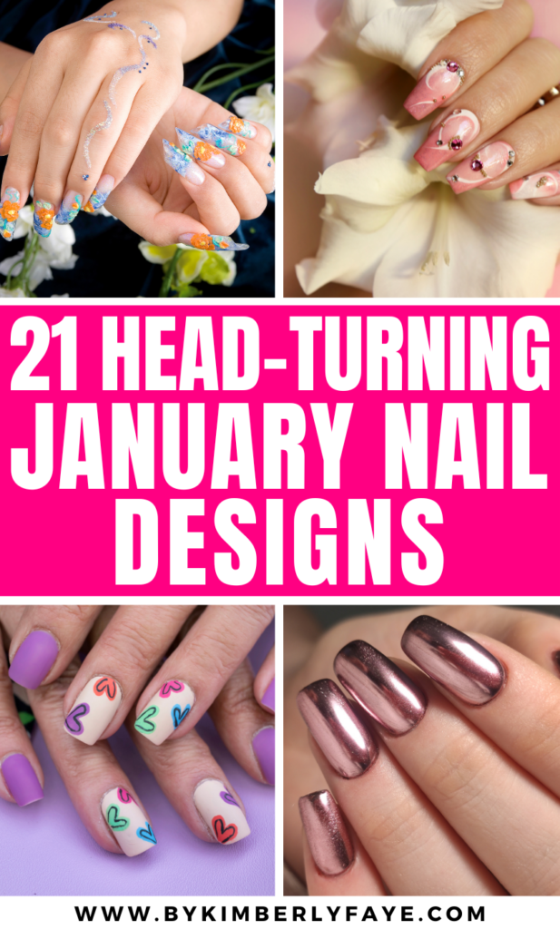 Head-Turning January Nail Designs