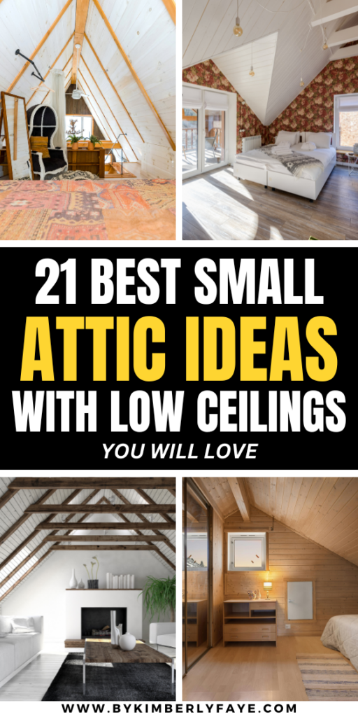 Small Attic Ideas With Low Ceilings