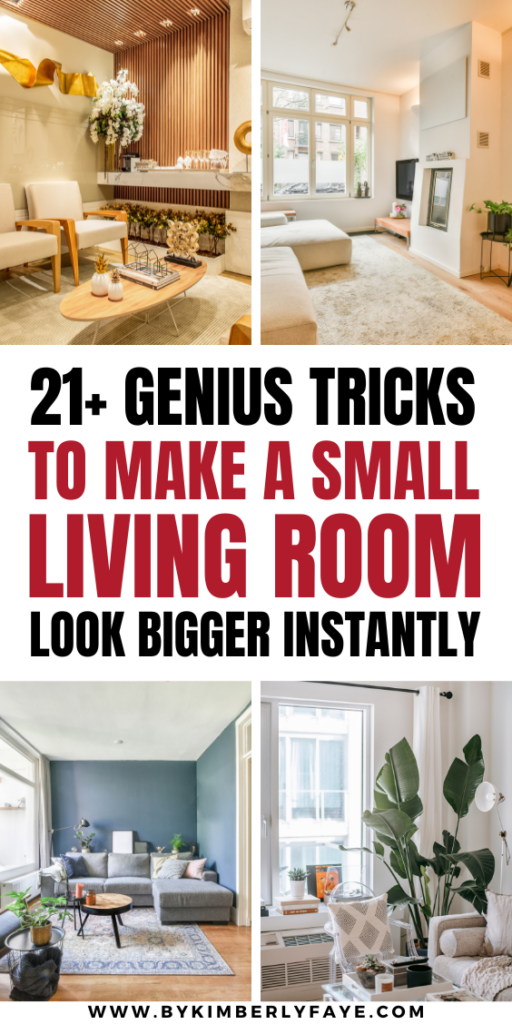 Tricks to Make a Small Living Room Look Bigger