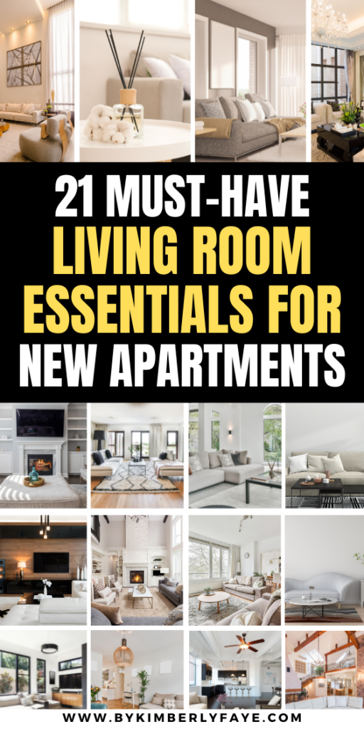 Living Room Essentials for New Apartments