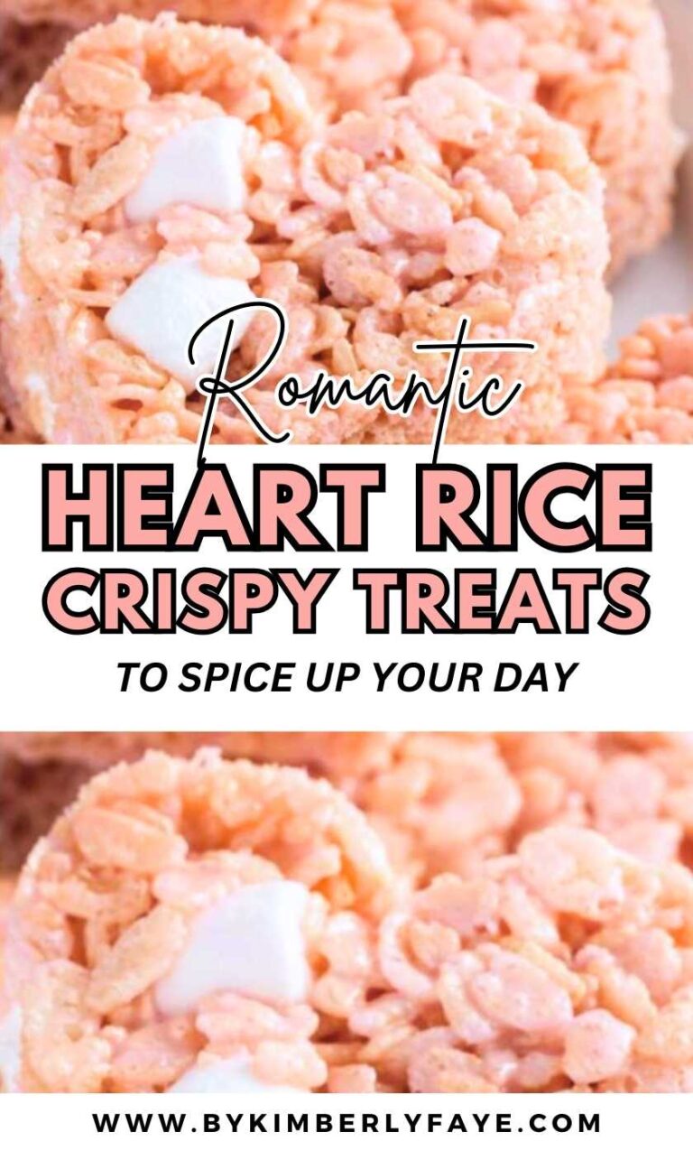 Romantic Heart Shaped Rice Crispy Treats Recipe