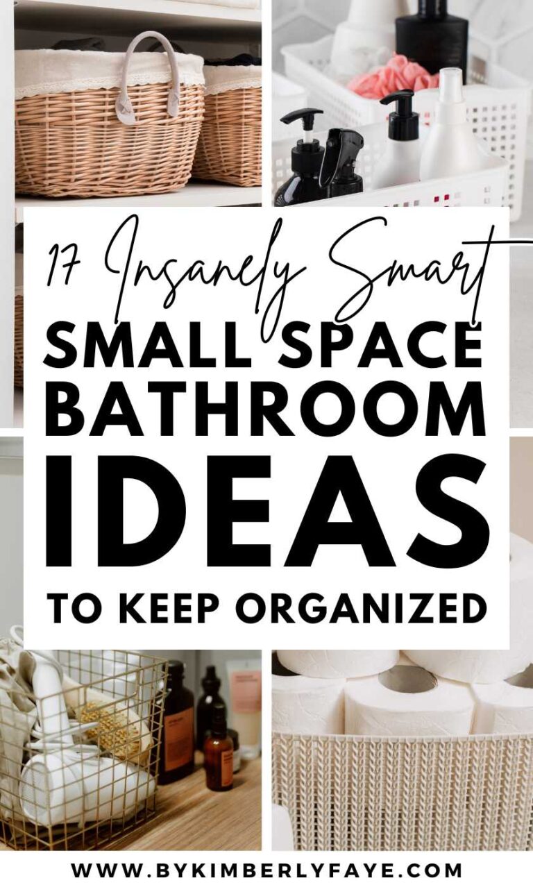 17 Insanely Smart Small Space Bathroom Ideas You Will Love