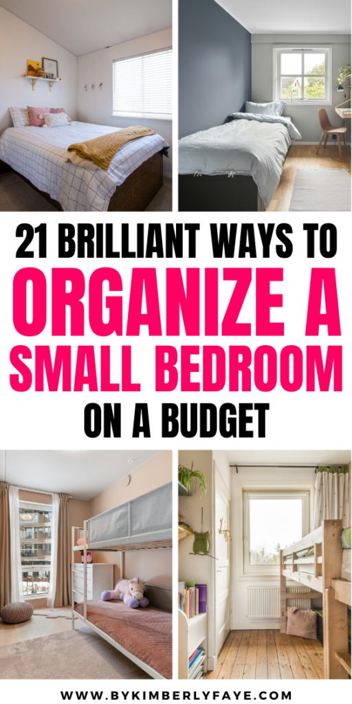 Organize a Small Bedroom on a Budget