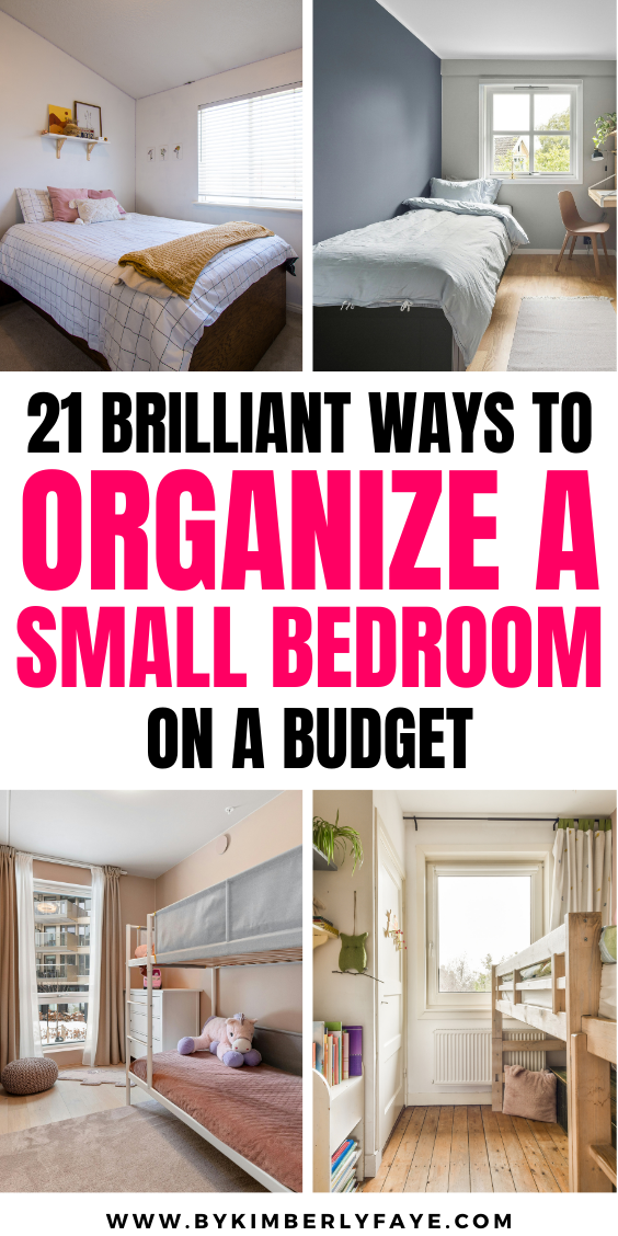 Organize a Small Bedroom on a Budget