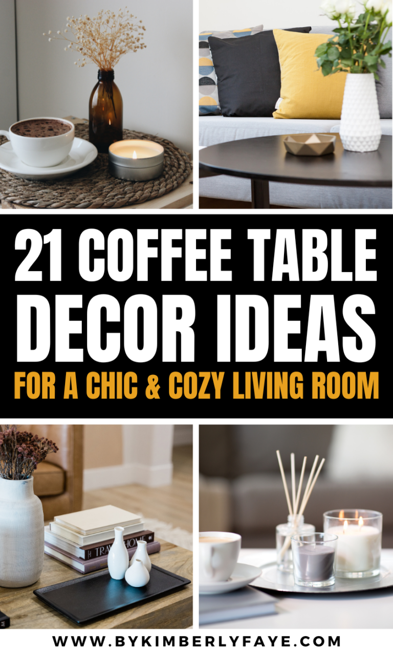 Coffee Table Decor Ideas