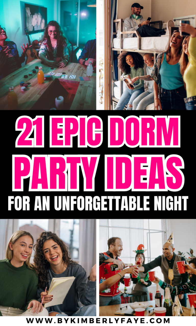 Dorm Party Ideas