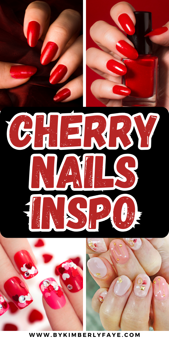 Cherry Nails Inspo